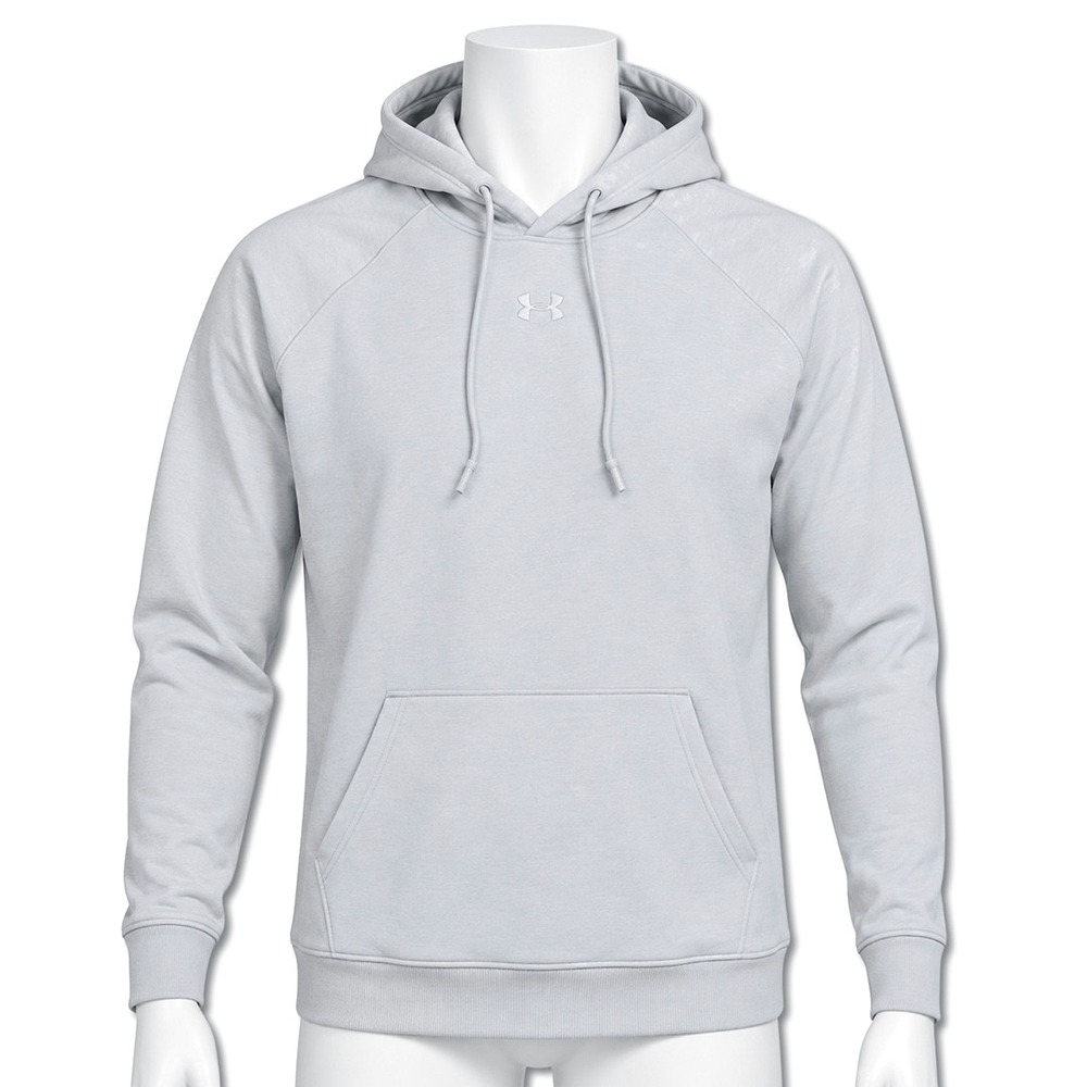 Under Armour Rival Fleece Hoodie - NWT Mens Size XL Distant Grey - #49924-M10